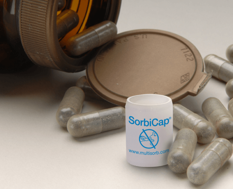 SorbiCap Desiccant Canister for Pharmaceuticals Multisorb