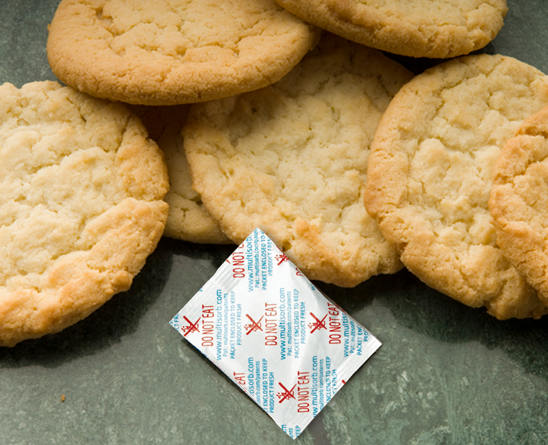 oxygen absorbing packets for baked goods