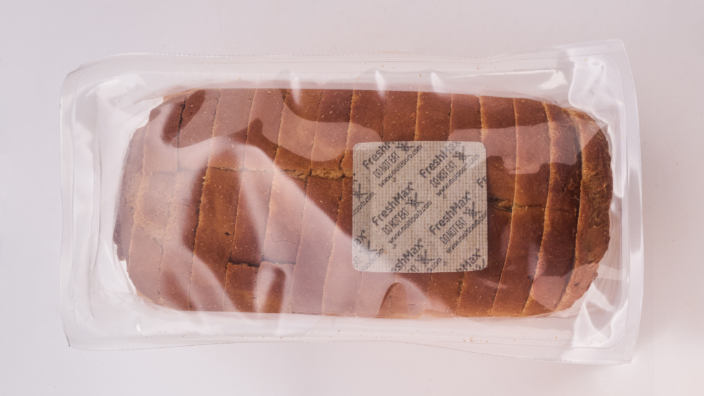FreshMax card in bread packaging